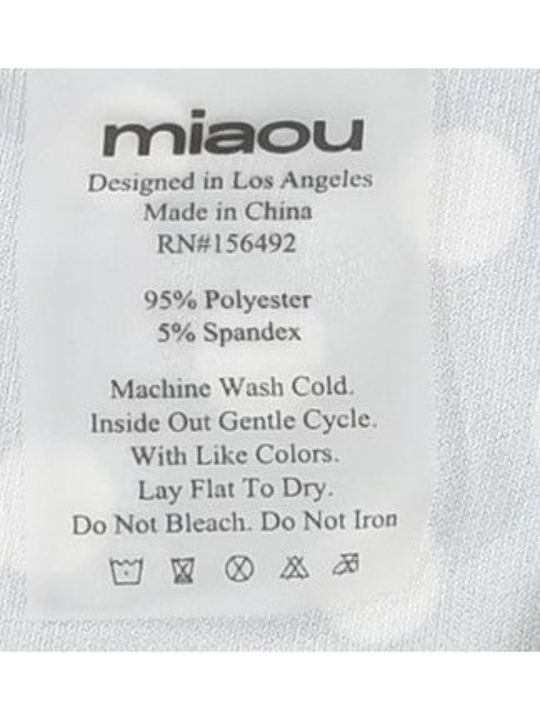 Miaou Mathilde Halter Top In Black — image 4 of 4